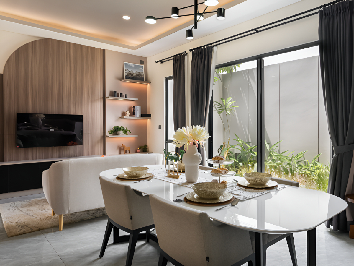 Cách bố trí bàn ăn trong bếp chuẩn phong thuỷ mang vẻ đẹp hài hoà và mang đến sự thịnh vượng cho gia đình (Nguồn ảnh: VIRERE Group)