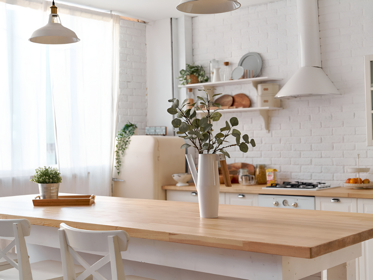 Đặt bàn ăn đối diện bếp khiến các năng lượng xung đột (Nguồn ảnh: Coaster Furniture)