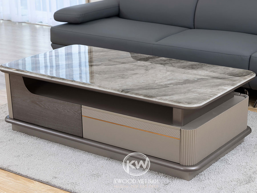Bàn trà mặt đá đẹp hiện đại - BT225