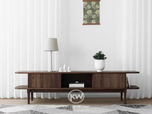Kệ tivi gỗ tự nhiên đẹp hiện đại - KTV45