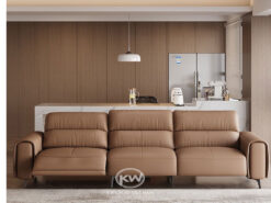 Sofa văng điện bọc da bò cao cấp - SF215