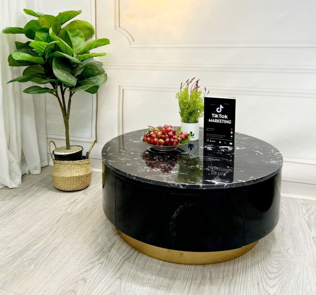Xu hướng chọn bàn trà đá kết hợp màu và vân (nguồn sưu tầm)