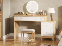 Bàn trang điểm hiện đại bằng gỗ - BTD075