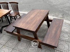 Bộ bàn gỗ me tây nhỏ gọn - BMT110 (1)