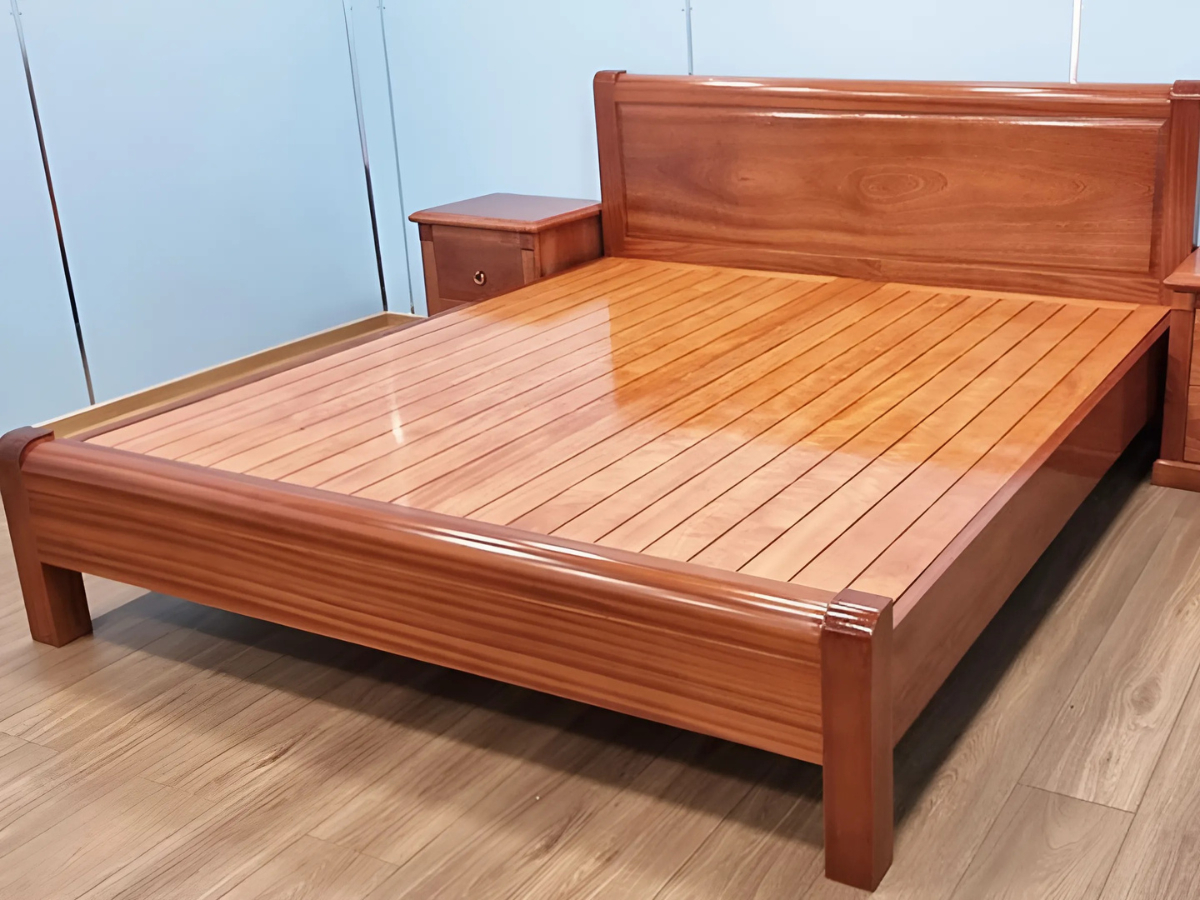 Gỗ xoan đào nguyên khối sang trọng (Nguồn: Sưu tầm)