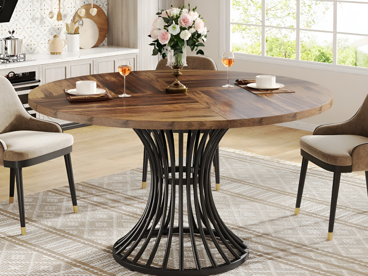 Thiết kế kết hợp gỗ và sắt một cách hài hoà, mềm mại (Nguồn ảnh: Wayfair)