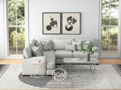 Bộ ghế sofa góc 3 mảnh cho phòng khách nhỏ - SF397