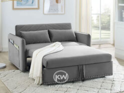 Ghế sofa giường ngả lưng bằng nhung - SF140