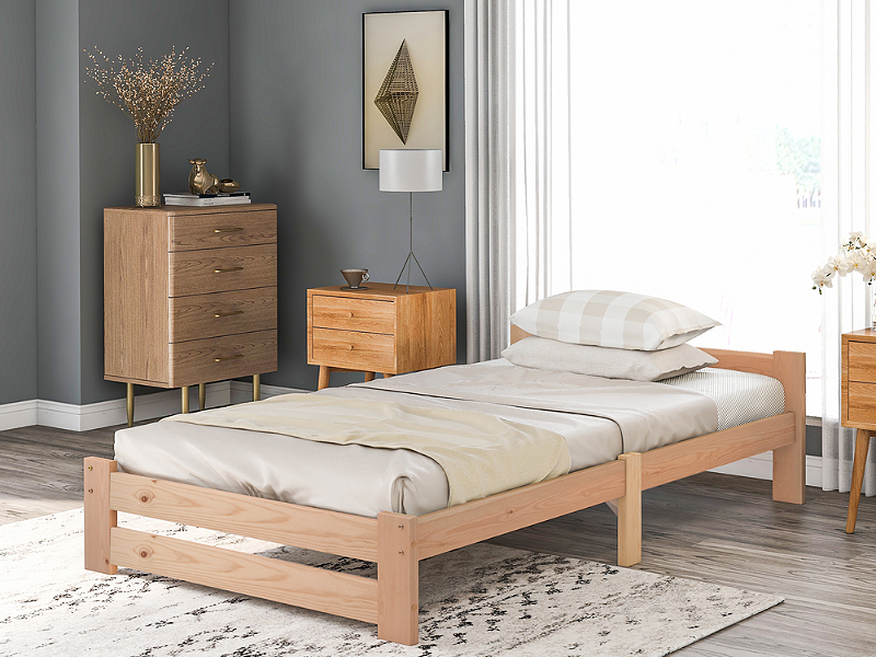 Giường gỗ tự nhiên giá rẻ dưới 1 triệu (Nguồn: Sưu tầm)