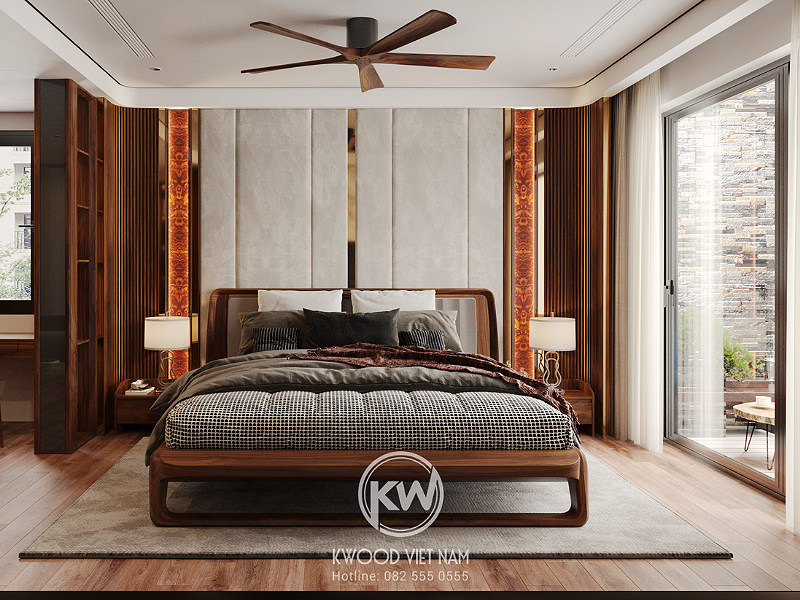 Dự án thiết kế nội thất quận 1 phòng ngủ do Kwood Việt Nam thực hiện- View 2