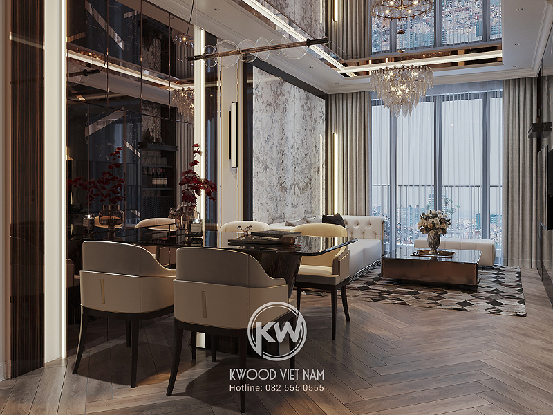 Dự án thiết kế nội thất quận 1 do Kwood Việt Nam thực hiện- View 7