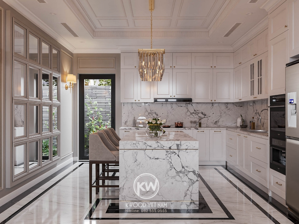 Thiết kế, thi công nội thất phòng bếp Kwood Việt Nam