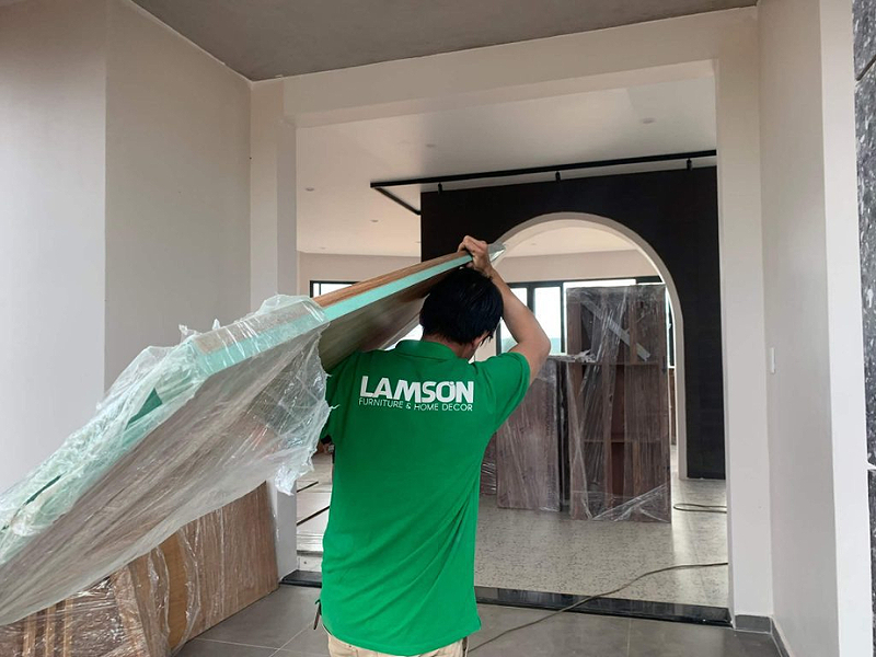 Quá trình thi công nội thất Lam Sơn Quận 6 (Nguồn: Sưu tầm)