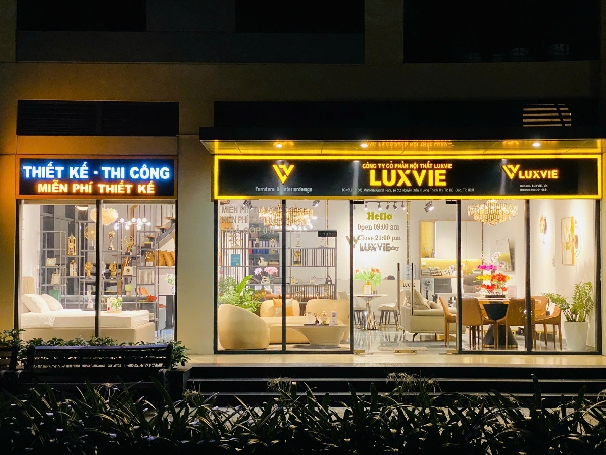 Showroom nội thất Luxvie Thủ Đức (Nguồn: Sưu tầm)