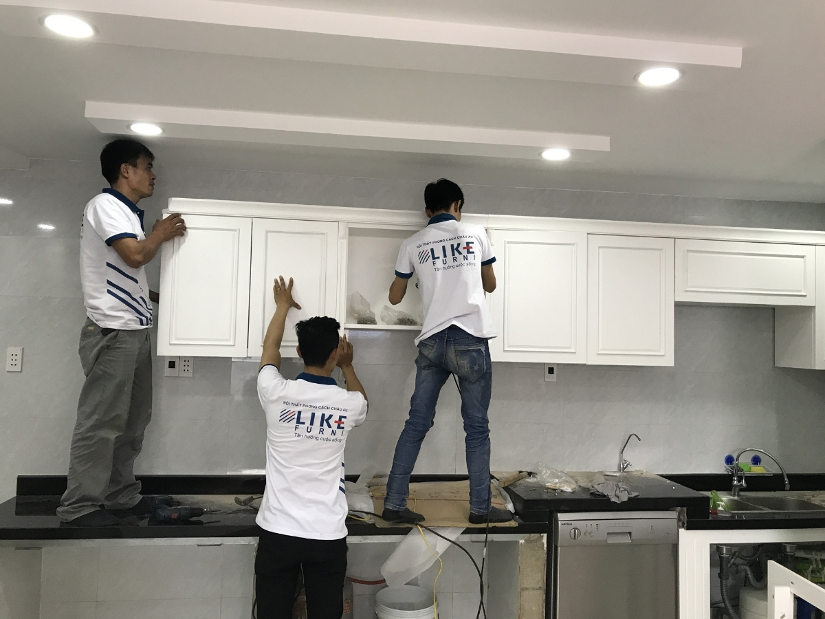 Thiết kế, thi công tủ bếp - Nội thất LIKEFURNI (Nguồn: Sưu tầm)