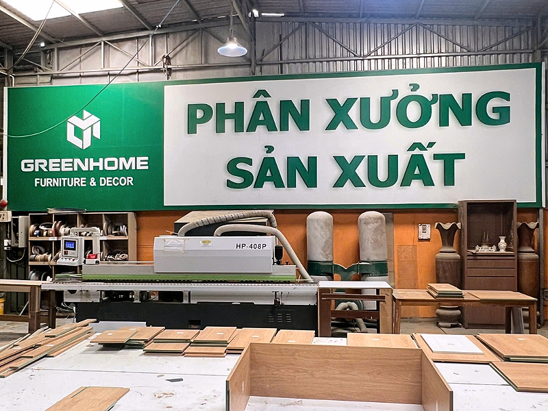 Hình ảnh xưởng thi công nội thất Green Home (Nguồn: Sưu tầm)