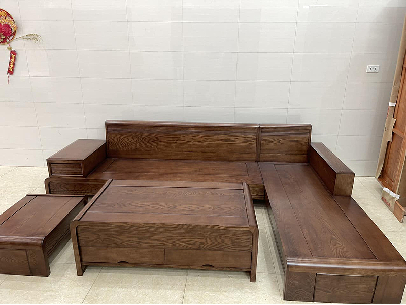Sofa gỗ tự nhiên phong cách đơn giản, tinh tế – Giá 6.200.000₫ (Nguồn: Sưu tầm)