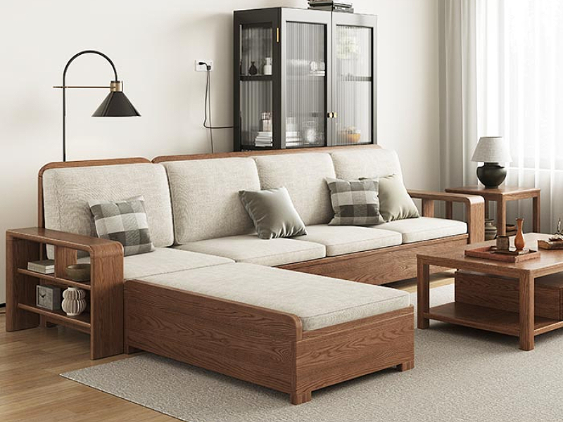 Sofa gỗ tự nhiên bọc nệm êm ái – Giá 6.200.000₫ (Nguồn: Sưu tầm)