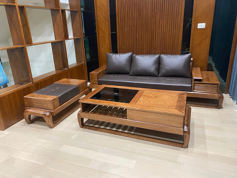 Sofa gỗ văng dài phong cách tối giản – Giá 4.800.000₫ (Nguồn: Sưu tầm)