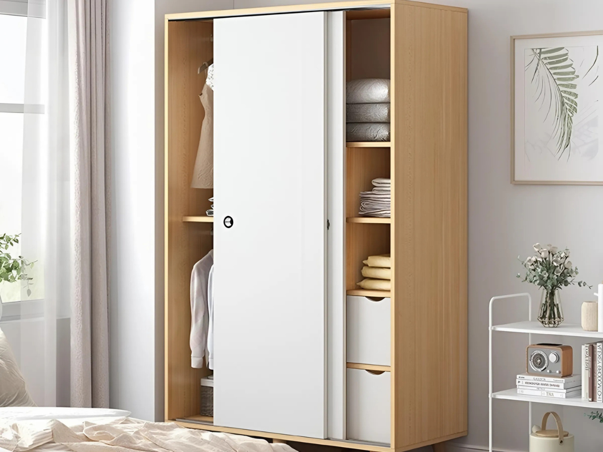 Tủ quần áo được chia thành nhiều ngăn với nhiều mục đích sử dụng khác nhau (Ảnh: Tổng hợp)