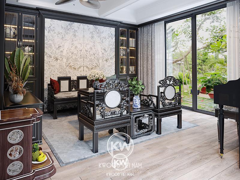 10 mẫu bàn ghế gỗ phòng khách dưới 15 triệu đẹp được săn đón