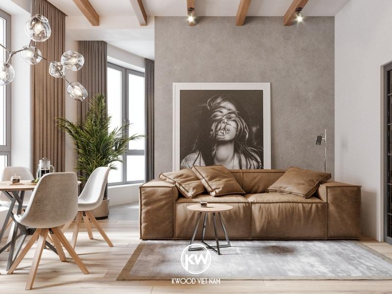 Lưu ý không đặt sofa dưới xà ngang