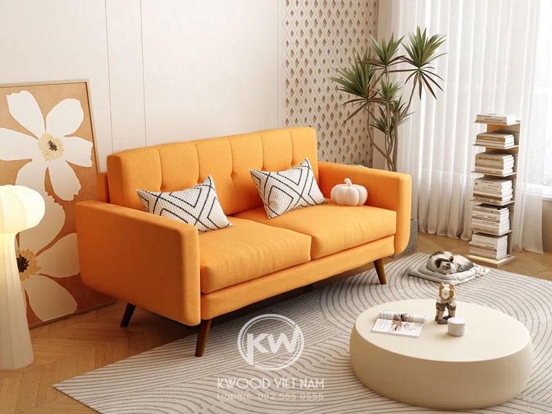 Kê sofa giáp tường là giải pháp lý tưởng cho phòng khách nhỏ