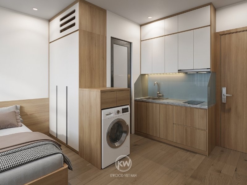 Không nên bố trí tủ quần áo đối diện bếp