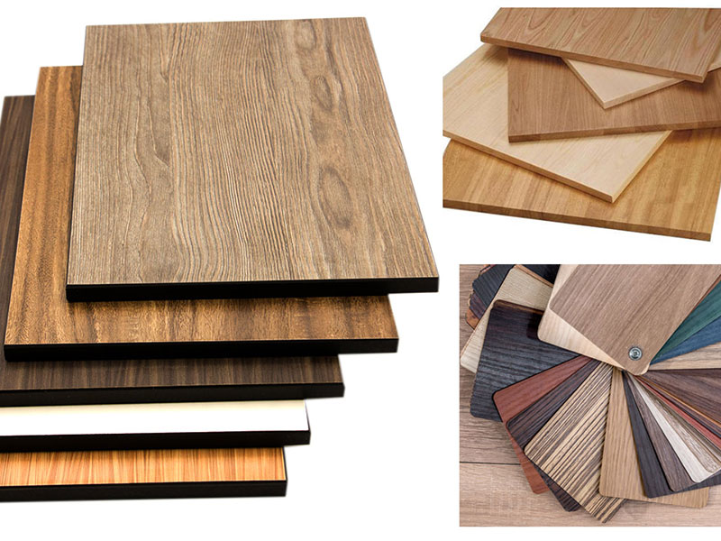 Laminate có sự đa dạng hơn về màu sắc và vân gỗ so với Melamine (Nguồn: Sưu tầm)