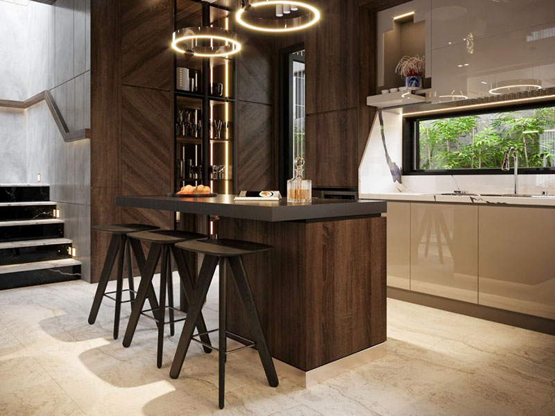 Vị trí đặt bàn thờ ông Táo chuẩn phong thủy (Nguồn: Sưu tầm)