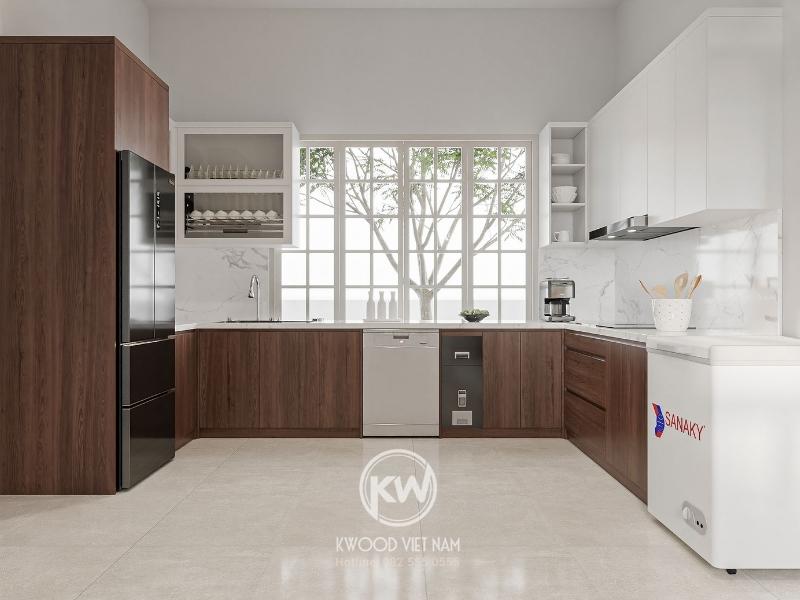 Kwood Việt Nam - Đơn vị thiết kế, sản xuất và thi công tủ bếp nhựa Picomat uy tín, chất lượng