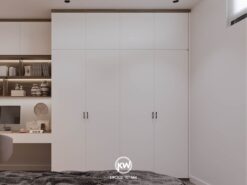 Tủ quần áo 4 cánh mở gỗ công nghiệp - TQA40