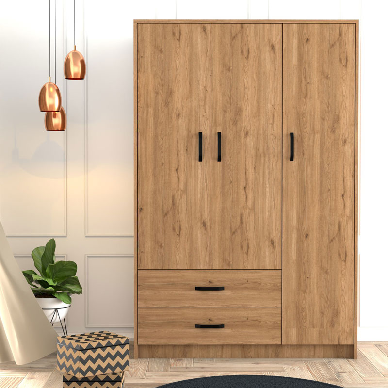 Mẫu tủ quần áo mdf phủ melamine chống ẩm (Nguồn: Sưu tầm)