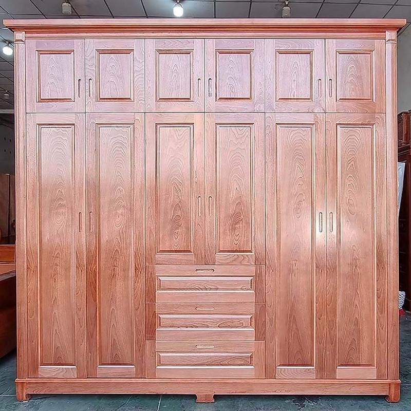 Tủ quần áo gỗ tự nhiên có giá thành cao hơn các loại tủ quần áo thông thường (Nguồn: Sưu tầm)