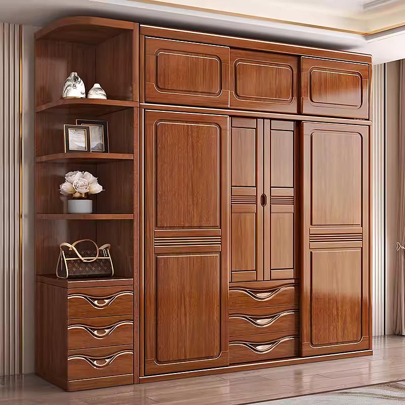 Tủ quần áo tân cổ điển cách lùa gỗ tự nhiên (Nguồn: Sưu tầm)