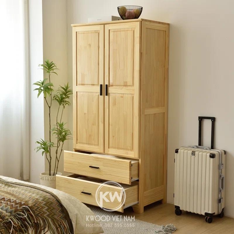Kwood Việt Nam chuyên cung cấp tủ quần áo gỗ Sồi tự nhiên với giá thành hợp lý