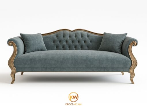 Sofa nỉ tân cổ điển sang trọng - SF150