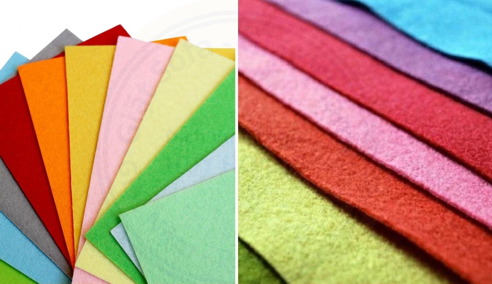 Vải sợi nhân tạo Acrylic đa dạng màu khác nhau, chống phai màu (Ảnh: sưu tầm)